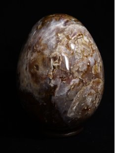 JaEi12 Skulptur Ei polychromer Madagaskar Jaspis L: 170 mm 3450 g
