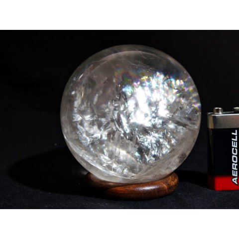 KB06 Bergkristall Heilstein Kugel Madagaskar 784 g; D: 80 mm