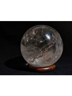 KB06 Bergkristall Heilstein Kugel Madagaskar 784 g; D: 80 mm