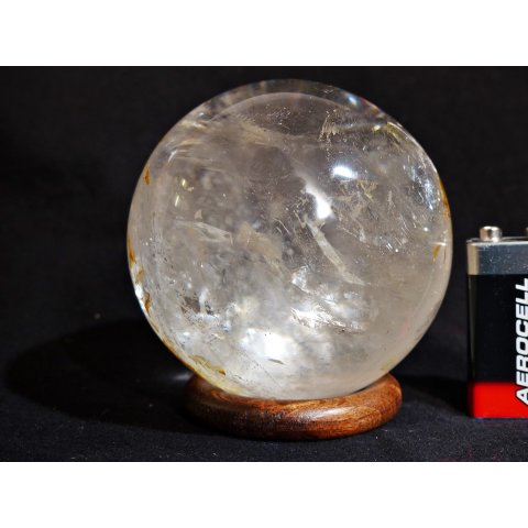 KB08 Bergkristall Heilstein Kugel Madagaskar 790 g; D: 80 mm