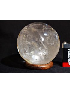 KB08 Bergkristall Heilstein Kugel Madagaskar 790 g; D: 80 mm
