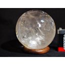 KB08 Bergkristall Heilstein Kugel Madagaskar 790 g; D: 80 mm