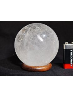 KB09 Bergkristall Heilstein Kugel Madagaskar 726 g; D: 80 mm