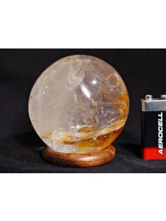 KB12 Bergkristall Heilstein Kugel Madagaskar 614 g; D: 70 mm