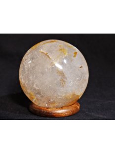 KB12 Bergkristall Heilstein Kugel Madagaskar 614 g; D: 70 mm