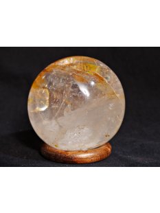 KB12 Bergkristall Heilstein Kugel Madagaskar 614 g; D: 70 mm