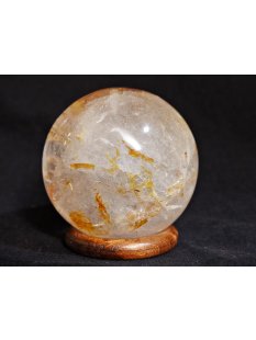 KB12 Bergkristall Heilstein Kugel Madagaskar 614 g; D: 70 mm