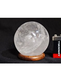 KB13 Bergkristall Heilstein Kugel Madagaskar 533 g; D: 70 mm