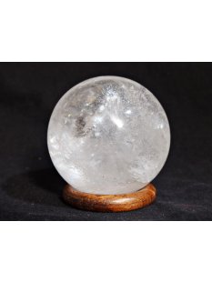 KB13 Bergkristall Heilstein Kugel Madagaskar 533 g; D: 70 mm