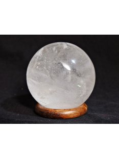 KB13 Bergkristall Heilstein Kugel Madagaskar 533 g; D: 70 mm