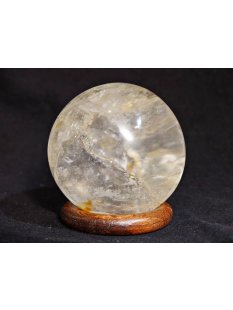 KB15 Bergkristall Heilstein Kugel Madagaskar 445 g; D: 70 mm
