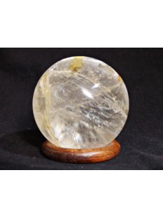 KB15 Bergkristall Heilstein Kugel Madagaskar 445 g; D: 70 mm