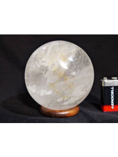 KB19 Bergkristall Heilstein Kugel Madagaskar 1230 g; D:...