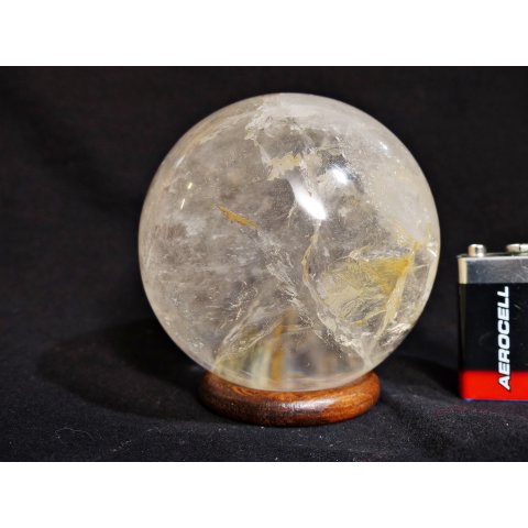 KB21 Bergkristall Heilstein Kugel Madagaskar 1065 g; D: 90 mm