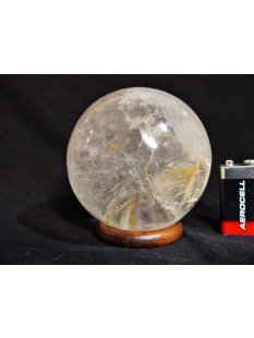 KB21 Bergkristall Heilstein Kugel Madagaskar 1065 g; D:...