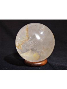 KB21 Bergkristall Heilstein Kugel Madagaskar 1065 g; D:...