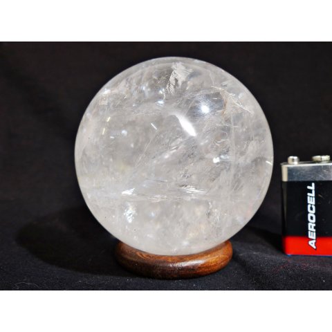 KB22 Bergkristall Heilstein Kugel Madagaskar 1086 g; D: 90 mm