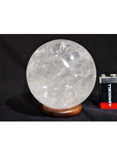KB22 Bergkristall Heilstein Kugel Madagaskar 1086 g; D:...