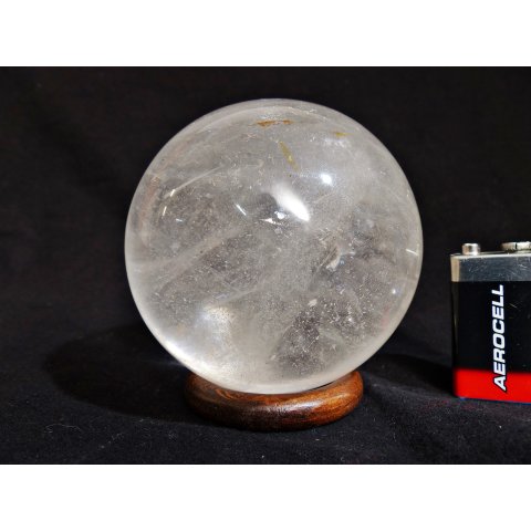 KB24 Bergkristall Heilstein Kugel Madagaskar 1028 g; D: 90 mm