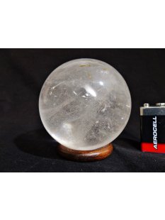 KB24 Bergkristall Heilstein Kugel Madagaskar 1028 g; D:...