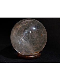 KB26 Bergkristall Heilstein Kugel Madagaskar 867 g; D: 90 mm