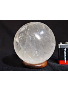 KB27 Bergkristall Heilstein Kugel Madagaskar 1015 g; D:...