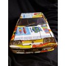 Buick Skyhawk aus gelb blauen Werbedosen M 1:10  L&auml;nge ca. 56 cm