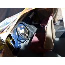 Buick Skyhawk aus gelb blauen Werbedosen M 1:10  L&auml;nge ca. 56 cm