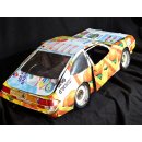 Buick Skyhawk aus gelb blauen Werbedosen M 1:10  L&auml;nge ca. 56 cm