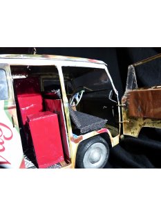VW T2 Campingbus Bulli braune Werbe Dosen M 1:10  L ca. 50 cm