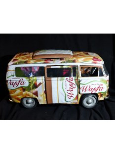 VW T2 Campingbus Bulli braune Werbe Dosen M 1:10  L ca. 50 cm