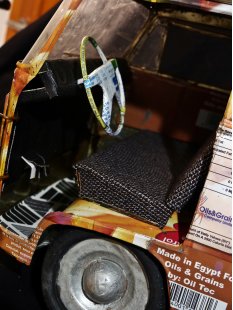 VW T2 Campingbus Bulli braune Werbe Dosen M 1:10  L ca. 50 cm