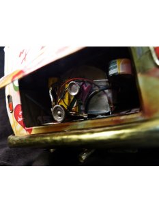 VW T2 Campingbus Bulli braune Werbe Dosen M 1:10  L ca. 50 cm