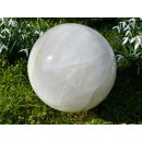 Madagaskar Bl&uuml;tenblatt Quarz Milchquarz Wei&szlig;quarz Kugel 15 kg D 200 mm