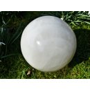 Madagaskar Bl&uuml;tenblatt Quarz Milchquarz Wei&szlig;quarz Kugel 8 kg D 180 mm