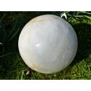 Madagaskar Bl&uuml;tenblatt Quarz Milchquarz Wei&szlig;quarz Kugel 8 kg D 180 mm
