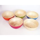 Vietnam Bambus Schale Lilang aussen lebensmittelecht lackiert D 11,5 cm = Code B