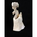 Knochenfigur Hahn am Baum14 cm = Code F