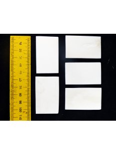 5 St&uuml;ck B&uuml;ffel Knochen Rohling Platte 50x 30x 2...