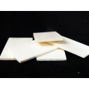 5 St&uuml;ck B&uuml;ffel Knochen Rohling Platte 50x 30x 2  mm
