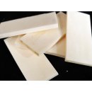 5 St&uuml;ck B&uuml;ffel Knochen Rohling Platte 60 x 25 x 4  mm
