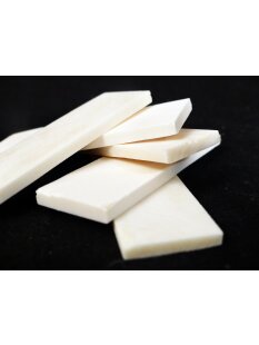 5 St&uuml;ck B&uuml;ffel Knochen Rohling Platte 80 x 25 x...