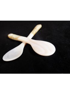 1 x Perlmutt Eierl&ouml;ffel Kompottl&ouml;ffel Osiris 14 cm Griff aus  = Code B