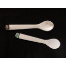 1 x Perlmutt Eierl&ouml;ffel Kompottl&ouml;ffel Tristan mit Abalone Intarsie 14 cm   = Code B