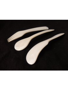 1 Perlmutt Besteck hell irisierend 14 cm  = Code D