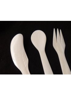 1 Perlmutt Besteck hell irisierend 14 cm  = Code D