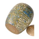 Vietnam Bambus Dose Bonglie  mit Eierschalen belegt H: 18 cm = Code G